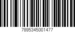 Código de barras (EAN, GTIN, SKU, ISBN): '7895345001477'