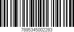 Código de barras (EAN, GTIN, SKU, ISBN): '7895345002283'