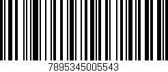 Código de barras (EAN, GTIN, SKU, ISBN): '7895345005543'