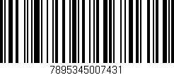 Código de barras (EAN, GTIN, SKU, ISBN): '7895345007431'