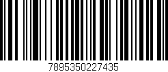 Código de barras (EAN, GTIN, SKU, ISBN): '7895350227435'