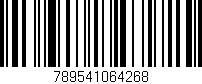 Código de barras (EAN, GTIN, SKU, ISBN): '789541064268'
