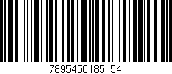 Código de barras (EAN, GTIN, SKU, ISBN): '7895450185154'