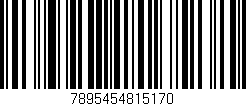 Código de barras (EAN, GTIN, SKU, ISBN): '7895454815170'