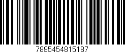 Código de barras (EAN, GTIN, SKU, ISBN): '7895454815187'