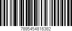Código de barras (EAN, GTIN, SKU, ISBN): '7895454816382'