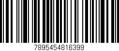 Código de barras (EAN, GTIN, SKU, ISBN): '7895454816399'