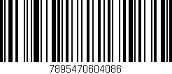 Código de barras (EAN, GTIN, SKU, ISBN): '7895470604086'