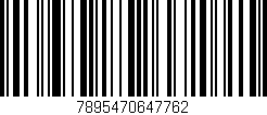 Código de barras (EAN, GTIN, SKU, ISBN): '7895470647762'