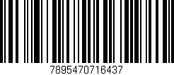 Código de barras (EAN, GTIN, SKU, ISBN): '7895470716437'