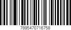 Código de barras (EAN, GTIN, SKU, ISBN): '7895470716758'
