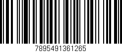 Código de barras (EAN, GTIN, SKU, ISBN): '7895491361265'