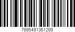 Código de barras (EAN, GTIN, SKU, ISBN): '7895491361289'