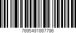 Código de barras (EAN, GTIN, SKU, ISBN): '7895491887796'