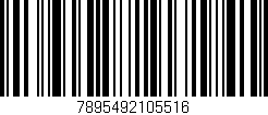 Código de barras (EAN, GTIN, SKU, ISBN): '7895492105516'