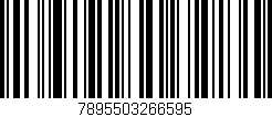 Código de barras (EAN, GTIN, SKU, ISBN): '7895503266595'