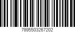 Código de barras (EAN, GTIN, SKU, ISBN): '7895503267202'
