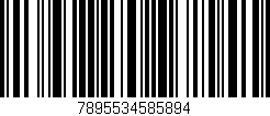 Código de barras (EAN, GTIN, SKU, ISBN): '7895534585894'