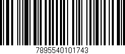 Código de barras (EAN, GTIN, SKU, ISBN): '7895540101743'