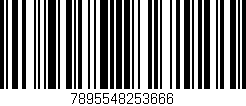 Código de barras (EAN, GTIN, SKU, ISBN): '7895548253666'