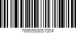Código de barras (EAN, GTIN, SKU, ISBN): '7895550057054'
