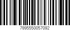 Código de barras (EAN, GTIN, SKU, ISBN): '7895550057092'