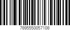 Código de barras (EAN, GTIN, SKU, ISBN): '7895550057108'