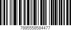 Código de barras (EAN, GTIN, SKU, ISBN): '7895558584477'