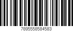Código de barras (EAN, GTIN, SKU, ISBN): '7895558584583'