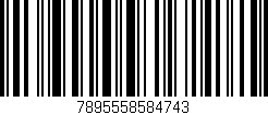 Código de barras (EAN, GTIN, SKU, ISBN): '7895558584743'