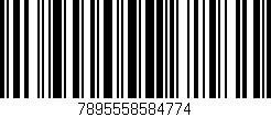 Código de barras (EAN, GTIN, SKU, ISBN): '7895558584774'