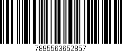 Código de barras (EAN, GTIN, SKU, ISBN): '7895563652857'