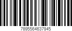 Código de barras (EAN, GTIN, SKU, ISBN): '7895564637945'