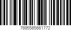 Código de barras (EAN, GTIN, SKU, ISBN): '7895565661772'