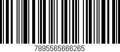 Código de barras (EAN, GTIN, SKU, ISBN): '7895565666265'