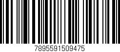 Código de barras (EAN, GTIN, SKU, ISBN): '7895591509475'