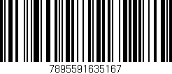 Código de barras (EAN, GTIN, SKU, ISBN): '7895591635167'