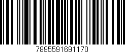 Código de barras (EAN, GTIN, SKU, ISBN): '7895591691170'