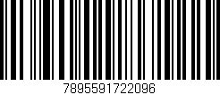 Código de barras (EAN, GTIN, SKU, ISBN): '7895591722096'