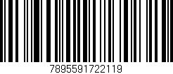 Código de barras (EAN, GTIN, SKU, ISBN): '7895591722119'