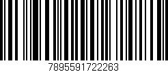 Código de barras (EAN, GTIN, SKU, ISBN): '7895591722263'