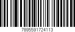 Código de barras (EAN, GTIN, SKU, ISBN): '7895591724113'
