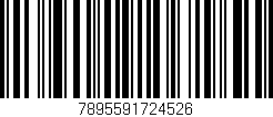 Código de barras (EAN, GTIN, SKU, ISBN): '7895591724526'