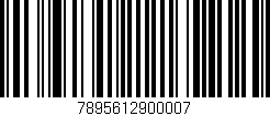 Código de barras (EAN, GTIN, SKU, ISBN): '7895612900007'