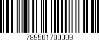 Código de barras (EAN, GTIN, SKU, ISBN): '789561700009'