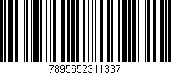 Código de barras (EAN, GTIN, SKU, ISBN): '7895652311337'