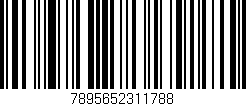Código de barras (EAN, GTIN, SKU, ISBN): '7895652311788'