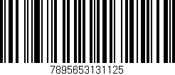 Código de barras (EAN, GTIN, SKU, ISBN): '7895653131125'