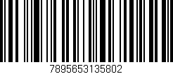 Código de barras (EAN, GTIN, SKU, ISBN): '7895653135802'