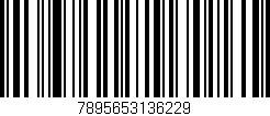 Código de barras (EAN, GTIN, SKU, ISBN): '7895653136229'